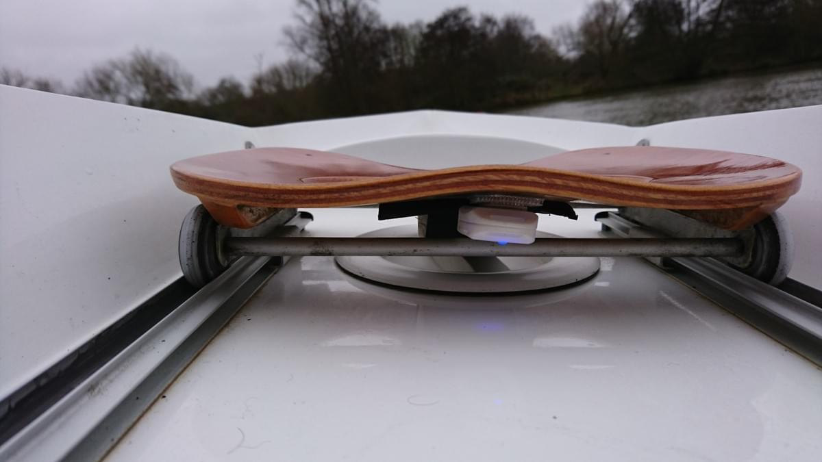 The sensor can be placed under the seat to measuring seat rhythm and speed The sensor can be placed under the seat to measuring seat rhythm and speed