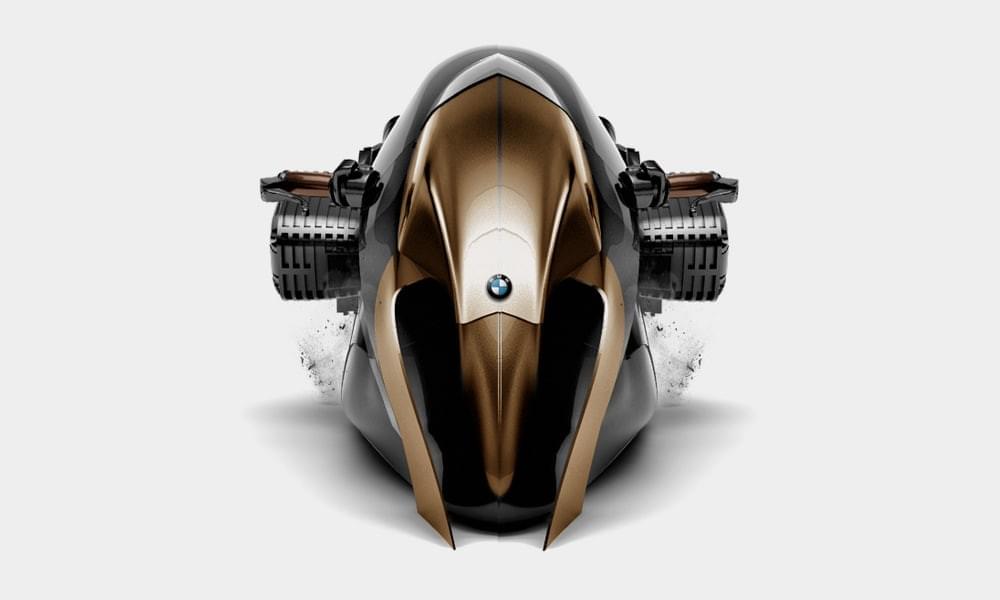 BMW R1100 concept bike face BMW R1100 concept bike face