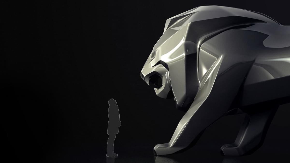 PEUGEOT LION SCULPTURE PEUGEOT LION SCULPTURE