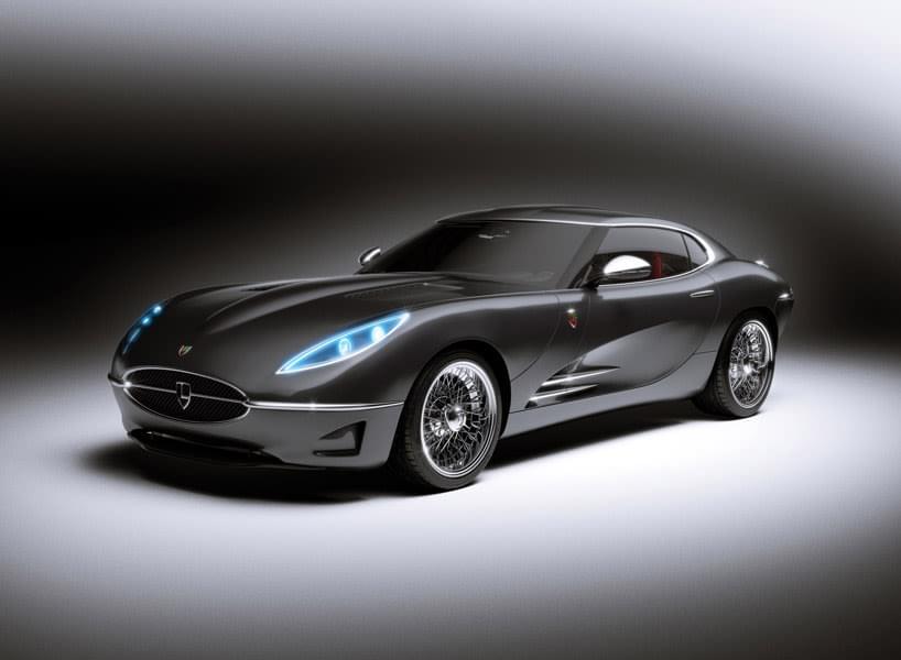 Lyonheart K coupé luxury sports car front Lyonheart K coupé luxury sports car front