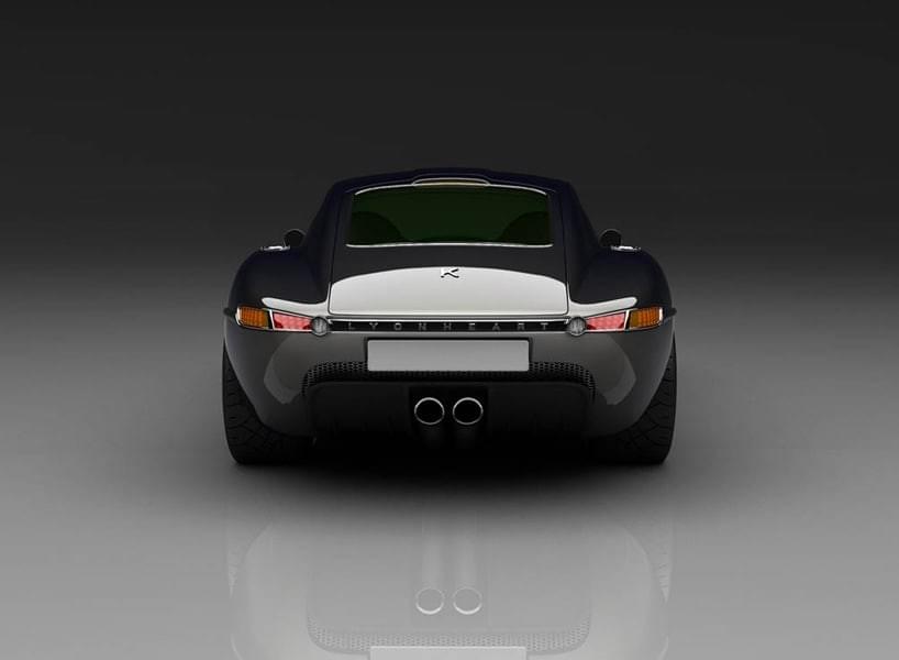 Lyonheart K coupé luxury sports car back Lyonheart K coupé luxury sports car back
