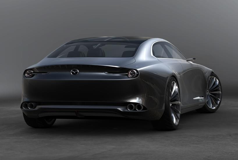 Mazda vision coupe back Mazda vision coupe back