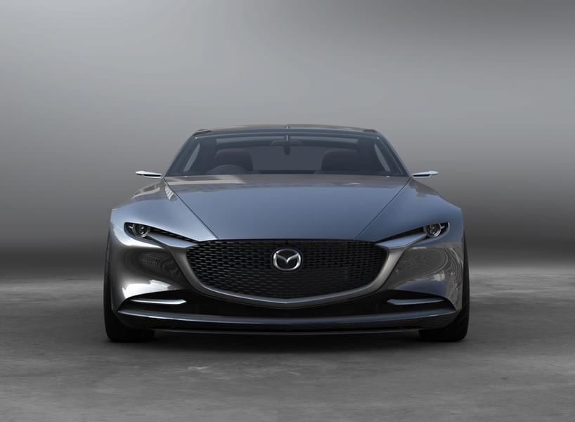 Mazda vision coupe front Mazda vision coupe front