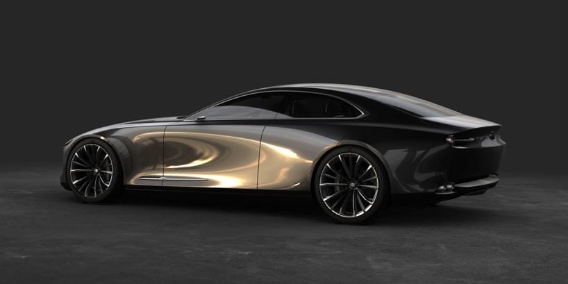 Mazda vision coupe side Mazda vision coupe side