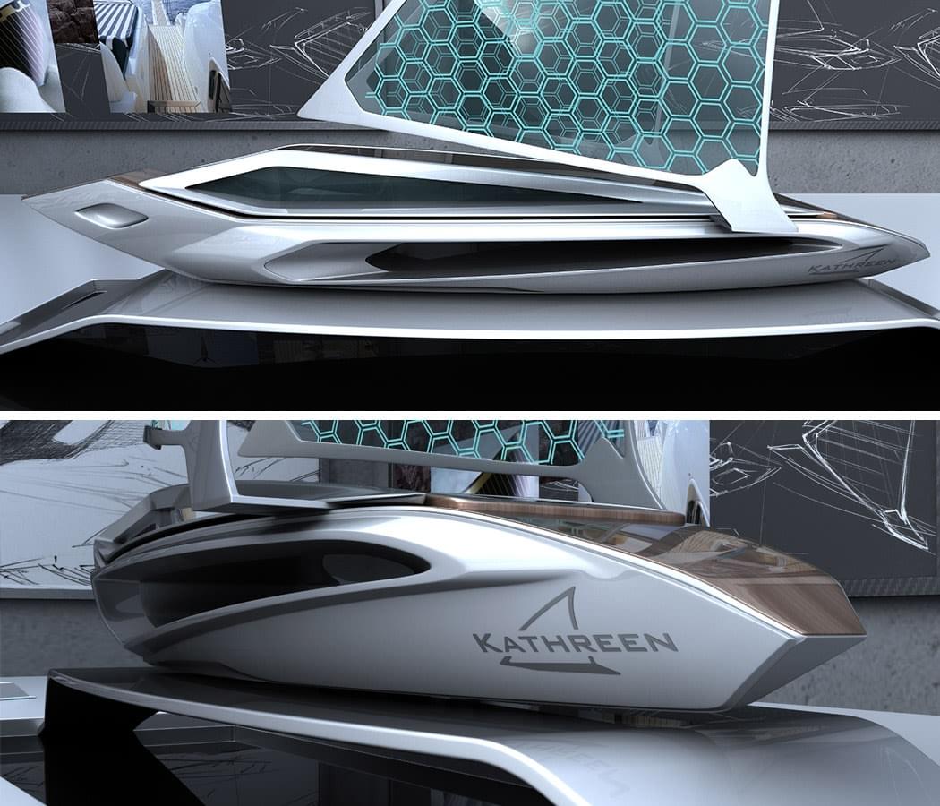 Modern Electric Luxury 'Kathreen' Yacht Modern Electric Luxury 'Kathreen' Yacht