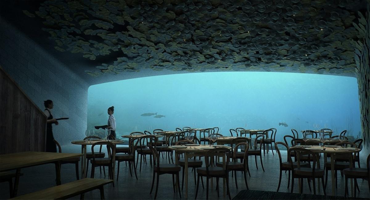 UNDER: Europe's First Underwater Restaurant UNDER: Europe's First Underwater Restaurant