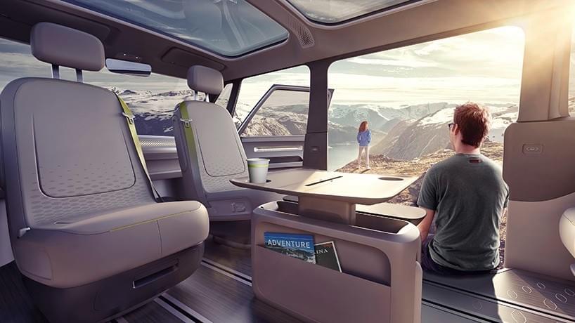 Volkswagen I.D. BUZZ concept interior Volkswagen I.D. BUZZ concept interior