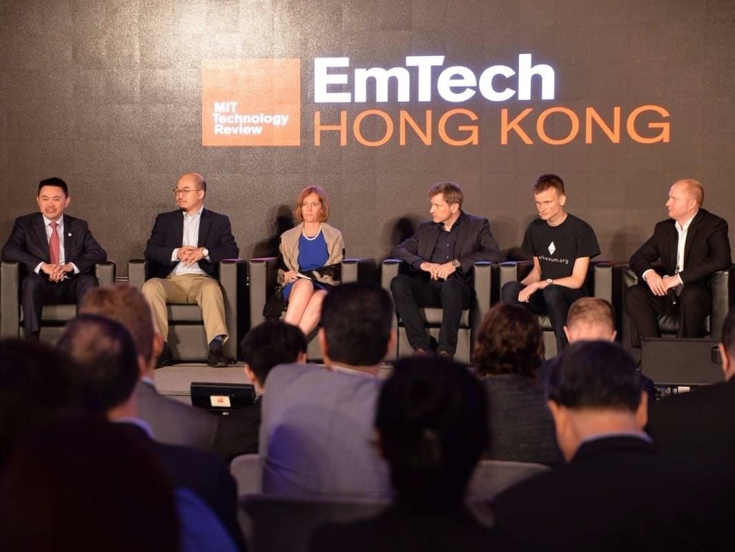 Speakers from 2016's panel (L-R): Duncan Wong, Director, Security and Data Sciences, Hong Kong Applied Science and Technology Research Institute (ASTRI); Denis Tse, Managing Principal, Asia-IO Advisors Limited; Bénédicte N. Nolens, Senior Director, Head of Risk and Strategy, Hong Kong Securities and Futures Commission; Andreas Kind, Head of Shanghai Lab, IBM Research – China; Vitalik Buterin, Co-Founder, Ethereum Foundation and Tim Swanson, Head of Market Research, R3-CEV Speakers from 2016's panel (L-R): Duncan Wong, Director, Security and Data Sciences, Hong Kong Applied Science and Technology Research Institute (ASTRI); Denis Tse, Managing Principal, Asia-IO Advisors Limited; Bénédicte N. Nolens, Senior Director, Head of Risk and Strategy, Hong Kong Securities and Futures Commission; Andreas Kind, Head of Shanghai Lab, IBM Research – China; Vitalik Buterin, Co-Founder, Ethereum Foundation and Tim Swanson, Head of Market Research, R3-CEV