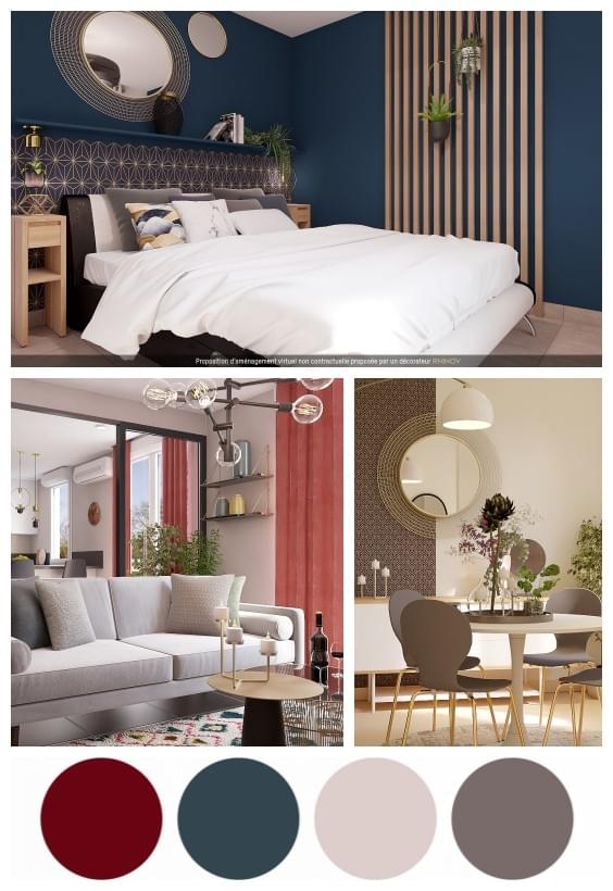 Harmonie colorée contemporain source Pinterest Harmonie colorée contemporain source Pinterest
