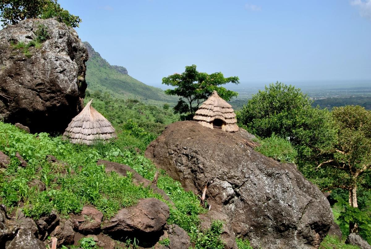 Between the peaks of Mt Moroto