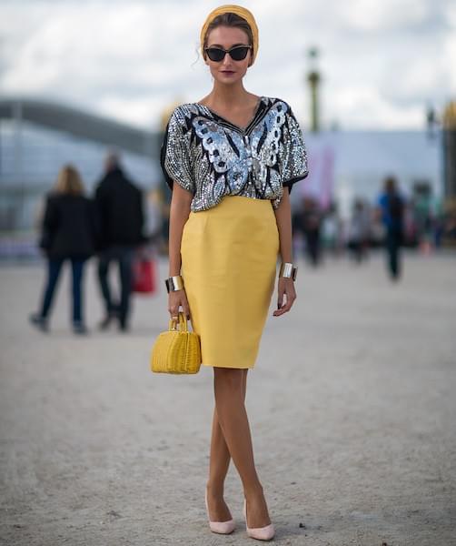 Romanian fashion blogger and designer, Gabriela Atanasov, sports a vintage butterfly sequin top. Romanian fashion blogger and designer, Gabriela Atanasov, sports a vintage butterfly sequin top.