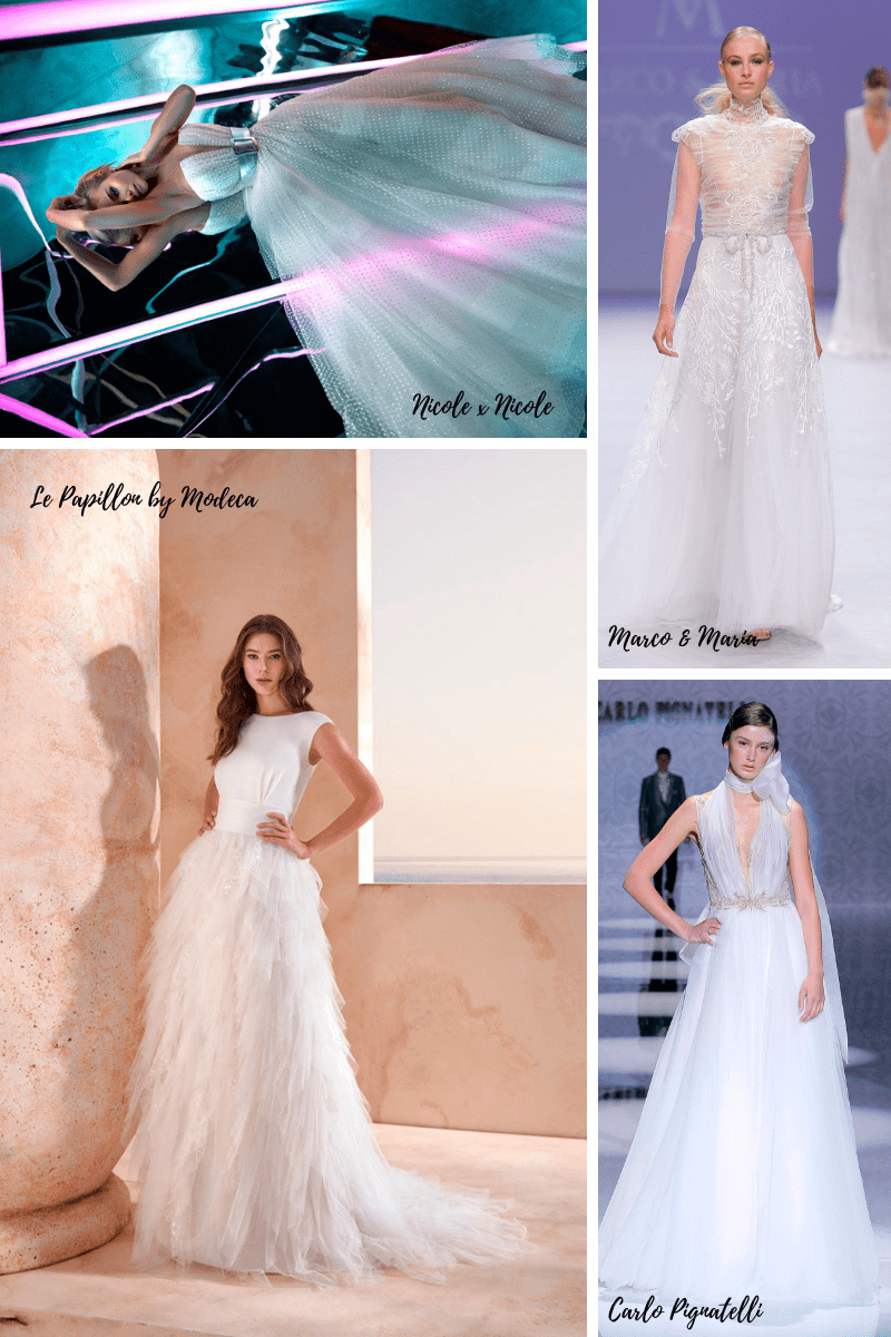 nr 4 wedding dress from the bridal collection 2020 of Nicole per Nicole, Marco&Maria, Modeca and Carlo Pignatelli nr 4 wedding dress from the bridal collection 2020 of Nicole per Nicole, Marco&Maria, Modeca and Carlo Pignatelli
