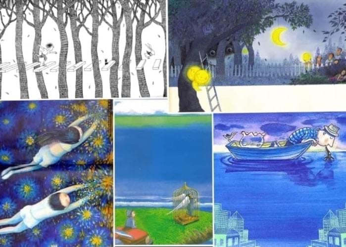 几米作品:森林里的秘密;月亮忘记了;星空;幸运儿;微笑的鱼; 几米作品:森林里的秘密;月亮忘记了;星空;幸运儿;微笑的鱼;