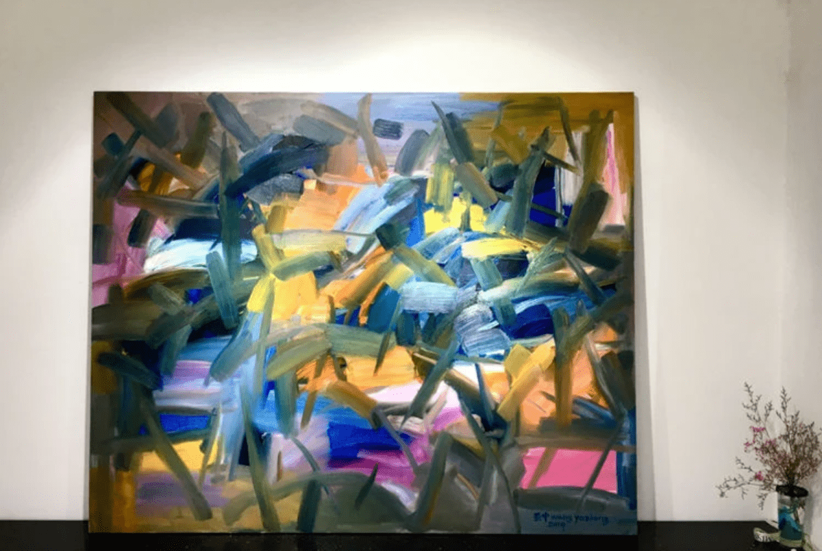 Nothing Decays: Non-figurative Painting from Wang Yazhong. Tsubakiyama Gallery Nothing Decays: Non-figurative Painting from Wang Yazhong. Tsubakiyama Gallery