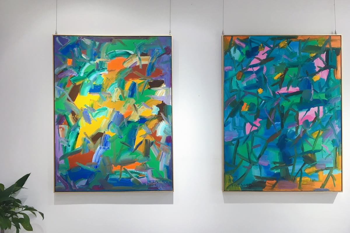 Nothing Decays: Non-figurative Painting from Wang Yazhong. Tsubakiyama Gallery Nothing Decays: Non-figurative Painting from Wang Yazhong. Tsubakiyama Gallery
