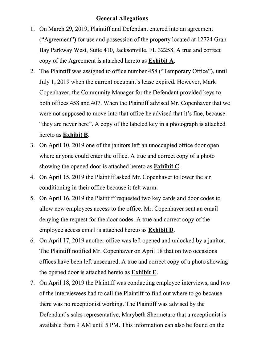 regus court complaint regus court complaint