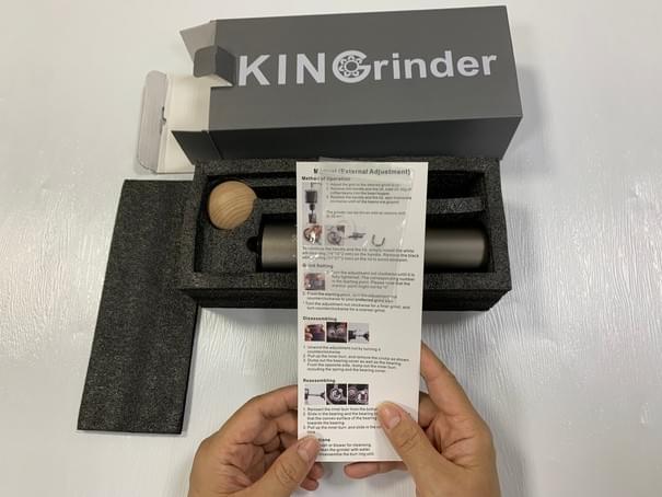 KINGrinder K4 grinder Unboxing KINGrinder K4 grinder Unboxing