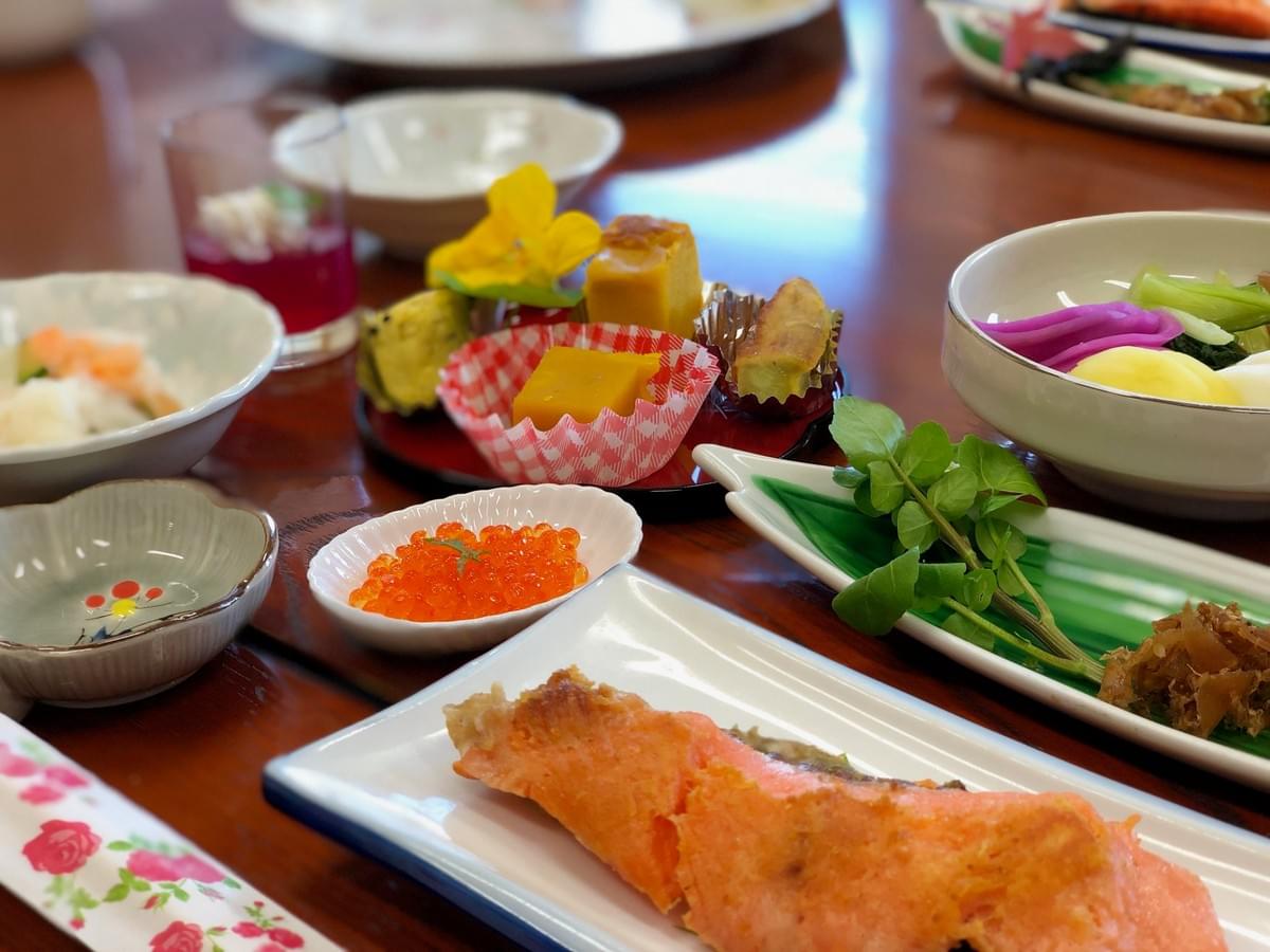 猪之頭地域の皆さんの心づくしの季節の料理 猪之頭地域の皆さんの心づくしの季節の料理