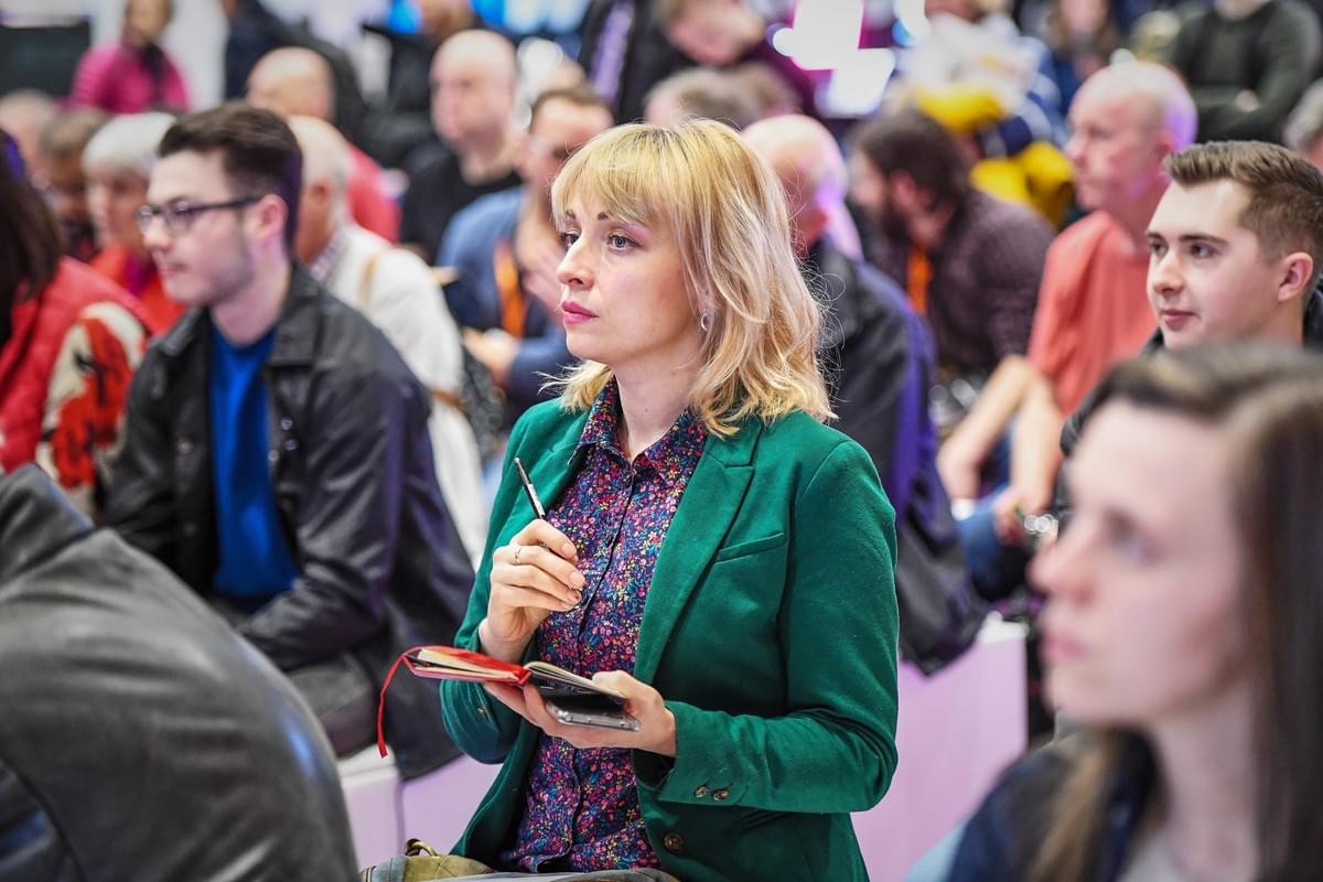 Rick Bronks speaking at the photography show 2019 Rick Bronks speaking at the photography show 2019
