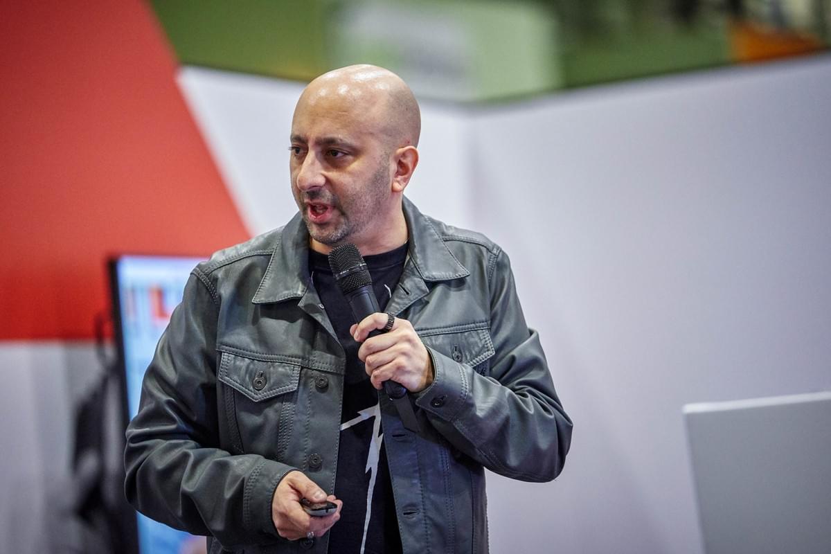 Rick Bronks speaking at the photography show 2019 Rick Bronks speaking at the photography show 2019