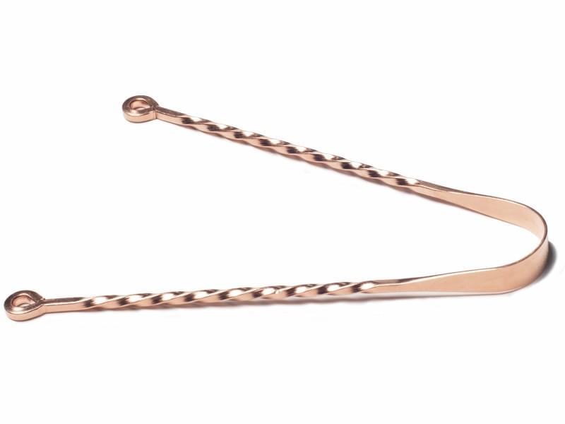 Gratte langue en cuivre pour éviter la mauvaise haleine pendant le Jeûne Gratte langue en cuivre pour éviter la mauvaise haleine pendant le Jeûne