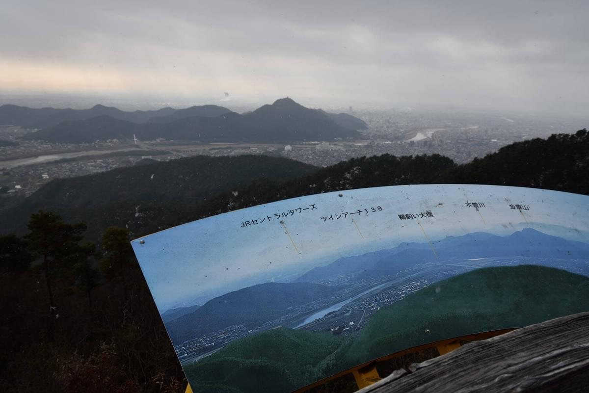 百々ヶ峰山頂からの展望 百々ヶ峰山頂からの展望