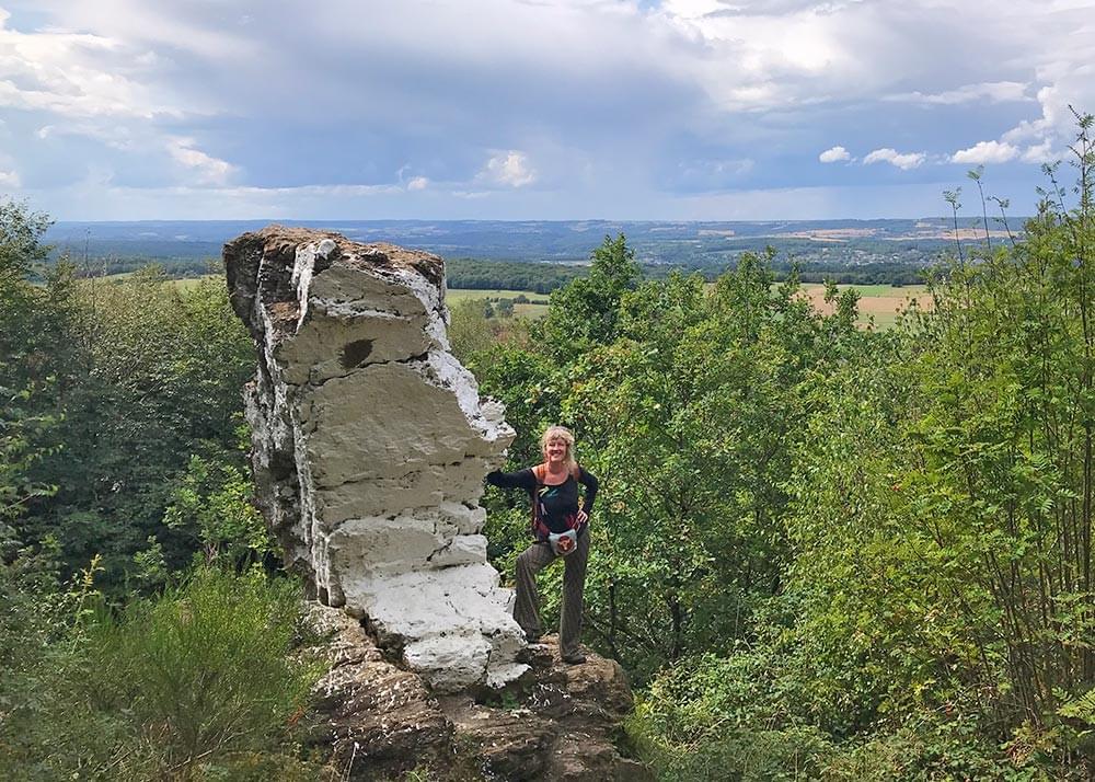 Henja Gover in de Ardennen bij Weris Henja Gover in de Ardennen bij Weris