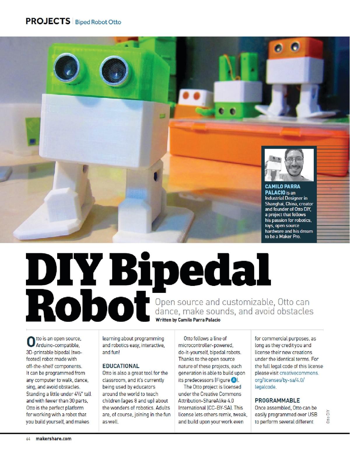 Otto DIY maker faire magazine Otto DIY maker faire magazine