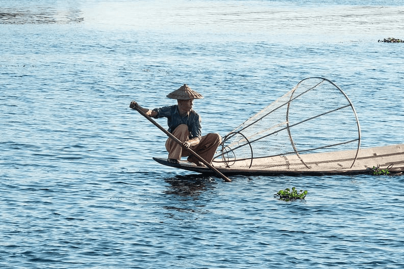 Inle lake in Myanmar Inle lake in Myanmar