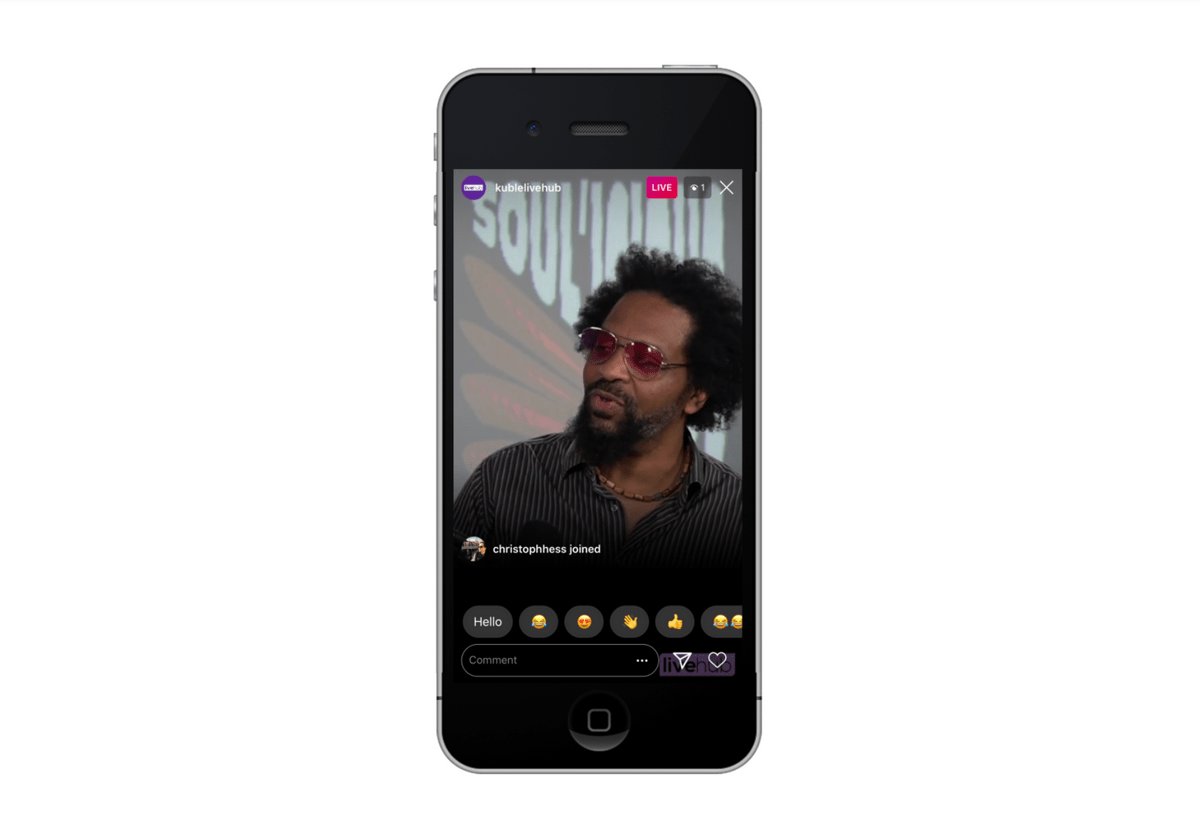 Instagram Livestreaming mit dem Kuble Live Hub Instagram Livestreaming mit dem Kuble Live Hub