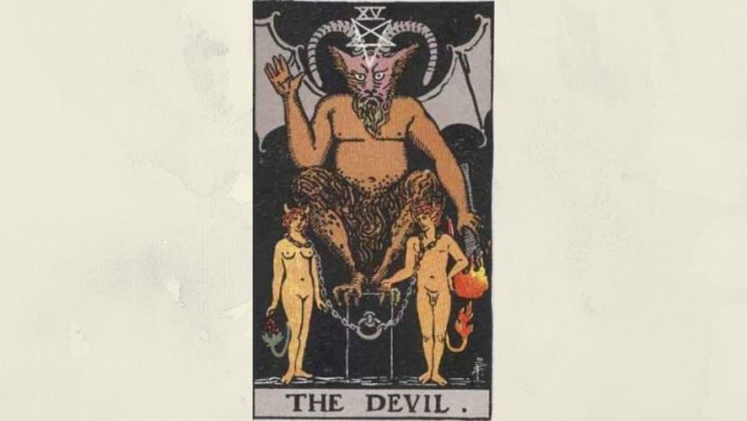 Rider-Waite-Smith Key 15-The Devil Rider-Waite-Smith Key 15-The Devil