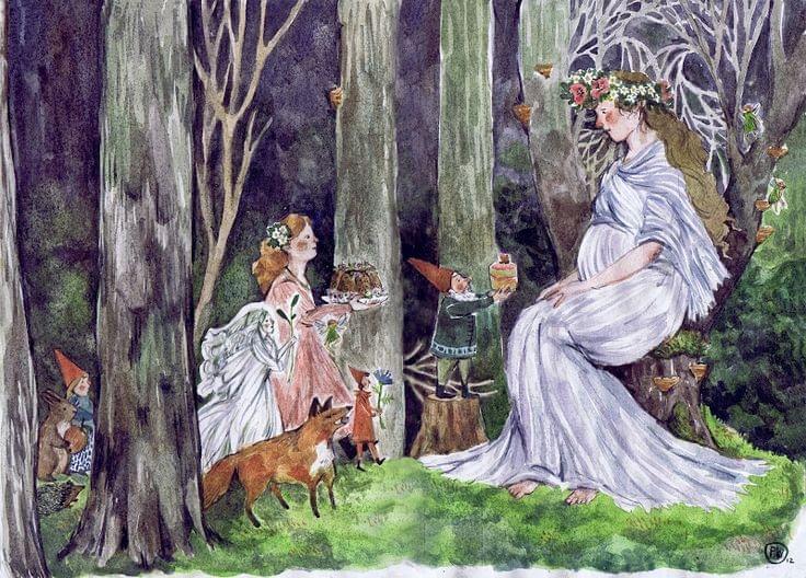 water babies- water color by Phoebe Wahl water babies- water color by Phoebe Wahl