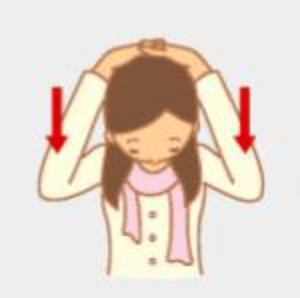首のストレッチ 首のストレッチ