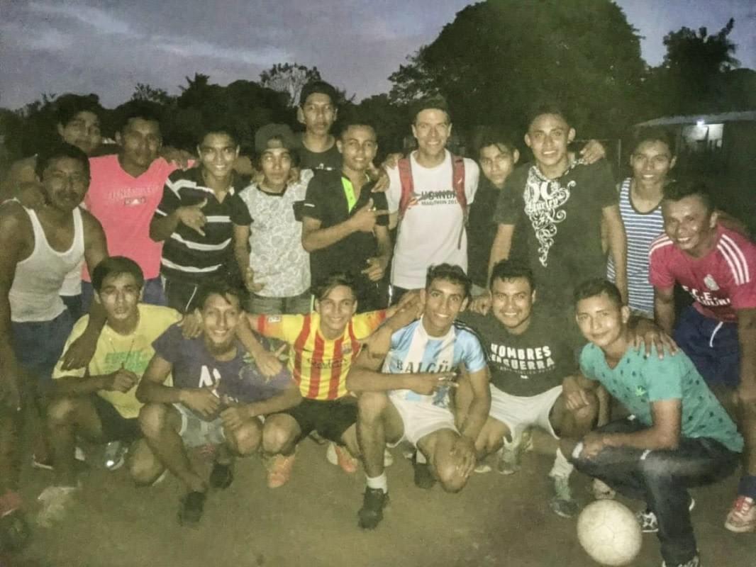 Team photo at the final training session on Ometepe Team photo at the final training session on Ometepe