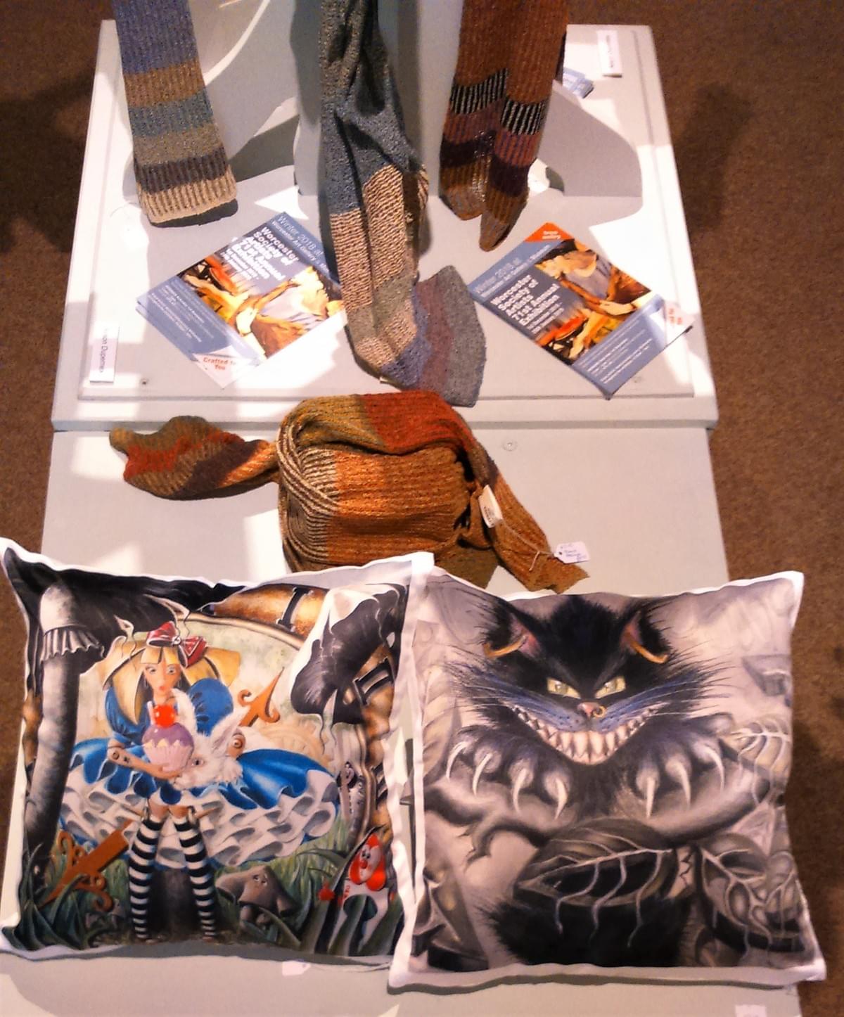 Silky cushions @ £29.00 with my wonderland designs on the front Silky cushions @ £29.00 with my wonderland designs on the front