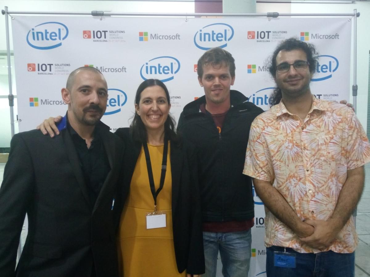 The HER team ant the Intel Award Ceremony. The HER team ant the Intel Award Ceremony.
