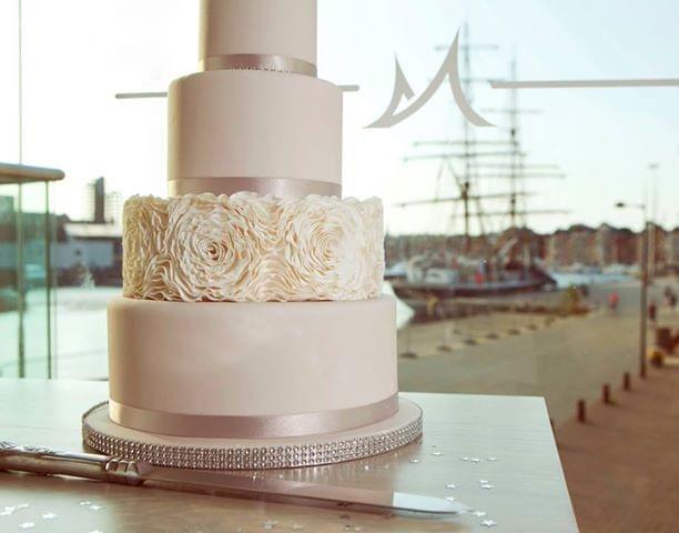 Isle of Man wedding cake Isle of Man wedding cake