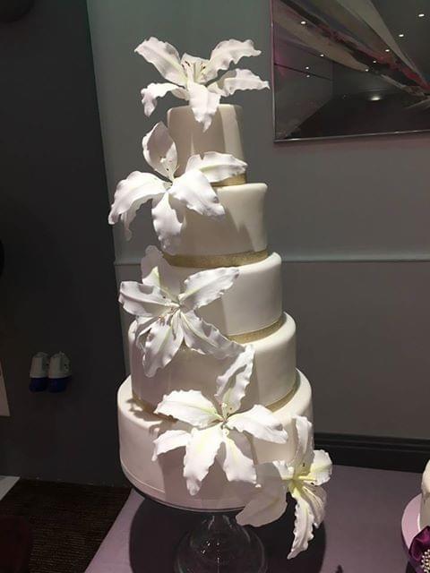 Isle of Man Wedding Lily Wedding Cake Isle of Man Wedding Lily Wedding Cake