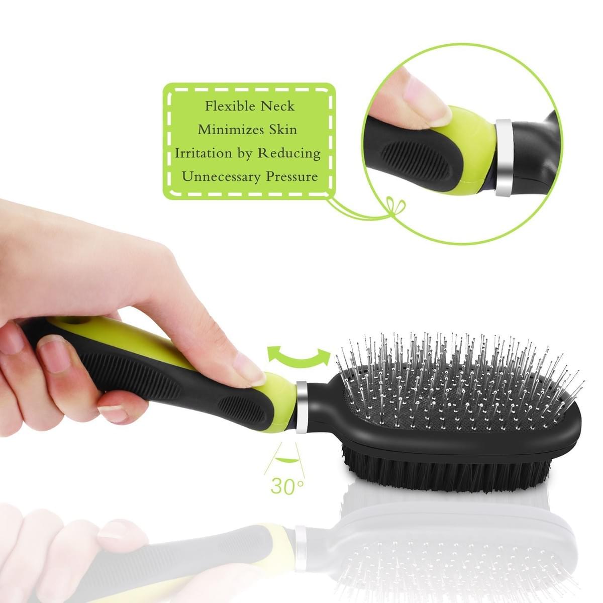 Pecute Double Sided Pet Brush pet grooming