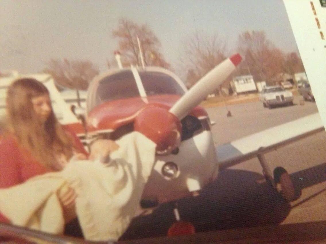 My mom carrying me after a flight in Newport News, VA. My mom carrying me after a flight in Newport News, VA.