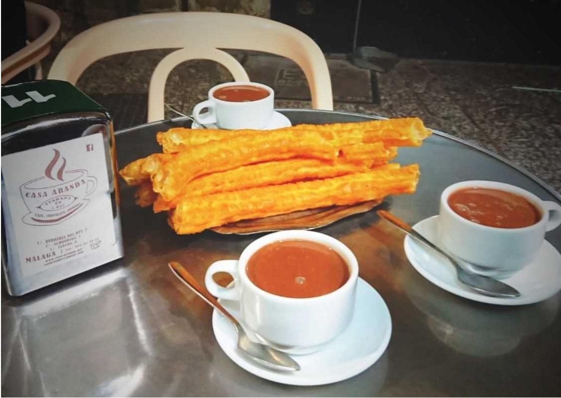 Choses à faire à Malaga - Essayer les churros con chocolate Choses à faire à Malaga - Essayer les churros con chocolate