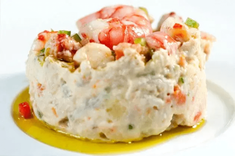 Meilleures tapas à Malaga - Salade russe Meilleures tapas à Malaga - Salade russe