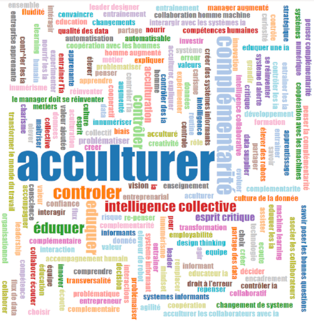 nuage de mots des participants du MOOC Manager avec l'IA nuage de mots des participants du MOOC Manager avec l'IA