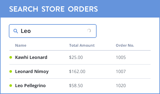 Searching Orders is Now Possible! - Updates - Strikingly