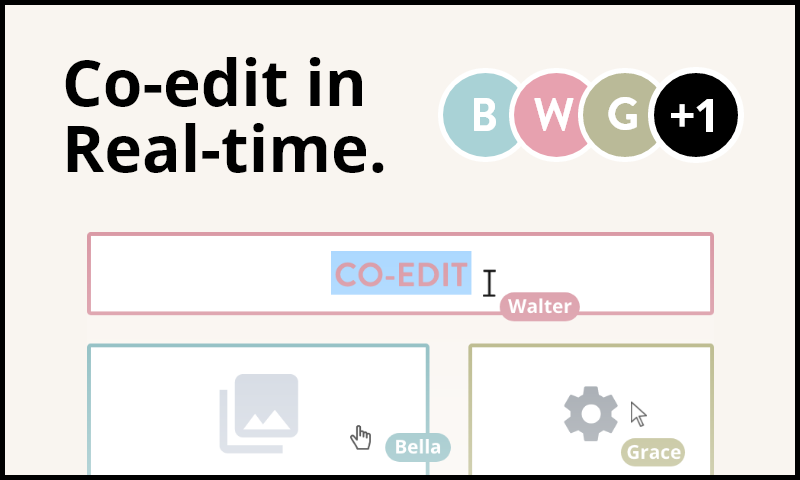 Simultaneous Editing Is Here! - Updates - Strikingly