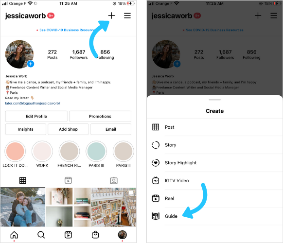 A Step-by-Step Guide to Create Instagram Guides - Building Your Website ...