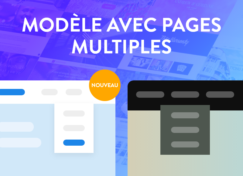 Modèle avec Pages Multiples - Mises à jour - Strikingly