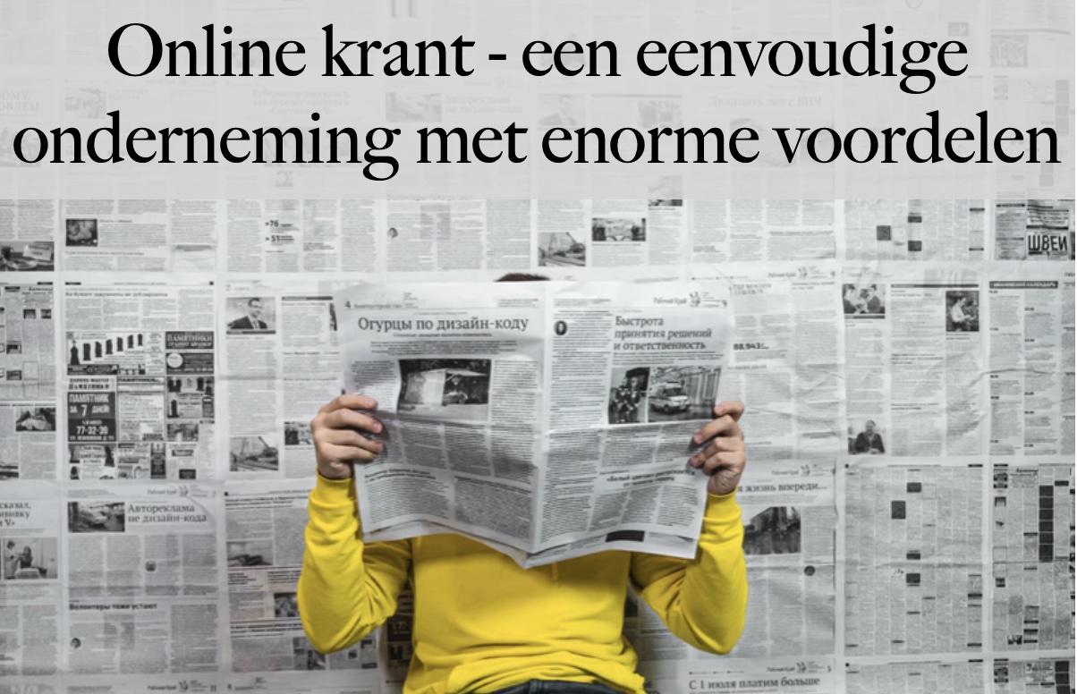 Krant E Online krant - Een eenvoudige onderneming met enorme voordelen - Uw ...