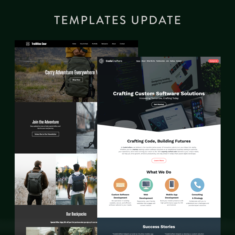Fapt Update Example Templates Update - Updates - Strikingly