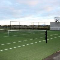 Private Tennis Court and Basket Ball area